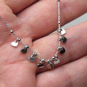 *925 Sterling Silver Charm Necklace